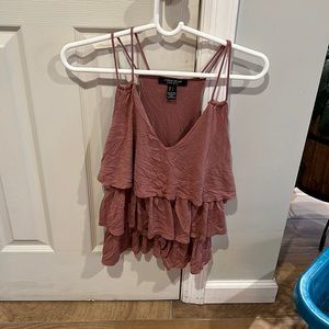 Women’s Mandees Pink Flowy shirt. Size S